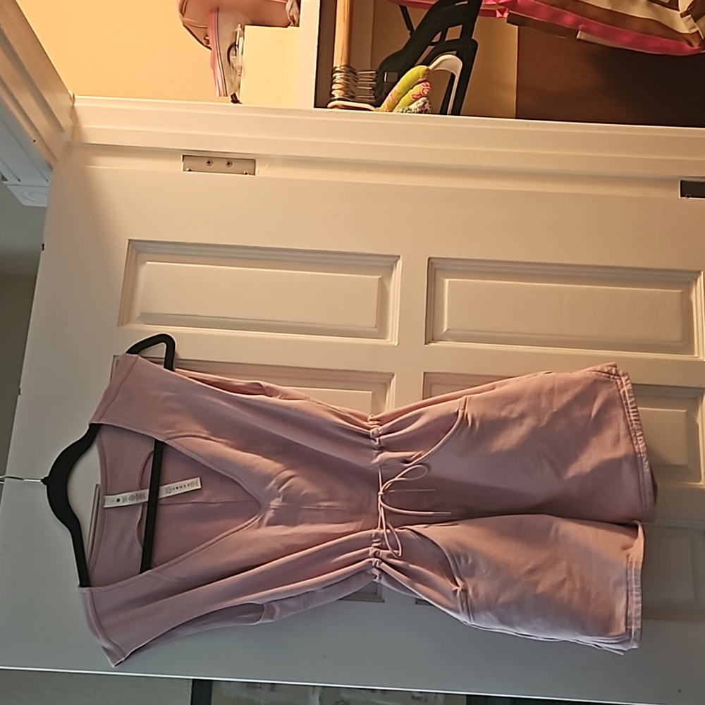 Lululemon Pink one piece Short Jumper